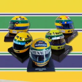 Coleção 5 capacetes Ayrton Senna